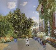 Claude Monet The Artist-s House at Argenteuil oil painting artist